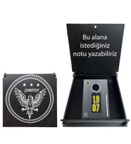Fenerbahçe Lisanslı Sarı-Lacivert 1907 Yazılı Anahtarlık Kanarya Ahşap Kutulu