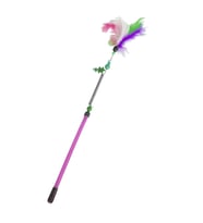 Markapet Yaylı Kedi Oyun Oltası 45 cm - 57 cm Pembe