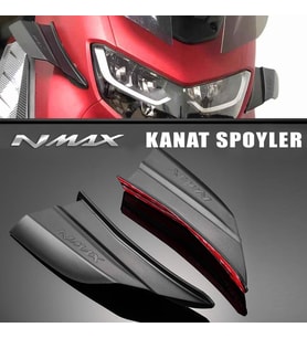 Nmax 125/155 2021-2024 Kanat Spoiler Aksesuar Kanat Seti Siyah Renk