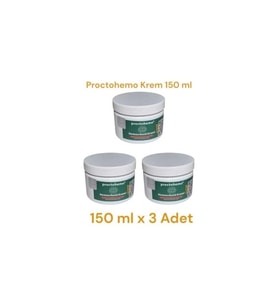 Proctohemo Rahatlatıcı Krem 150 ml x 3 Adet