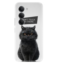 Xiaomi Redmi 15 Kılıf Boutique Baskılı Resimli Don't Touch Cat Pcode -011