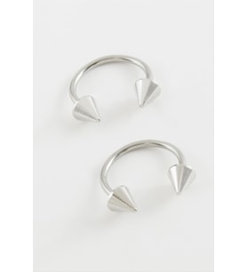 Septum Çelik Piercing 2 Adet (Gümüş)