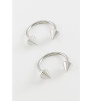 Septum Çelik Piercing 2 Adet (Gümüş)