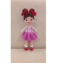 Şirin Kız Amigurumi Organik Oyuncak
