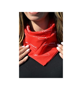50 ADET Atatürk İmzalı Çok Amaçlı Bandana Fular Kırmızı Renk 50x50 (Okul, Etkinlik, Tören, Gösteri)