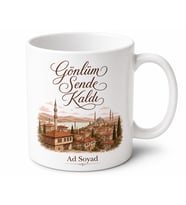 Gönlüm Sende Kaldı Yazılı Memleket Kupası Kupa Bardak Hediye
