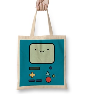 Adventure Time Bmo 02 Bez Çanta Uzun Saplı