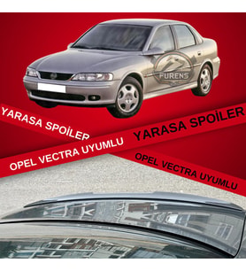 Opel Vectra Bagaj Üstü Slim Yarasa Spoiler Piano Black Parlak Siyah
