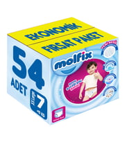 Molfix Külot Bebek Bezi Beden:7 (19+KG) XX Large 54 Adet Ekonomik Fırsat Pk