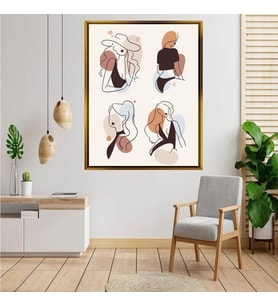 Altın  Çerçeveli tablo ss1632