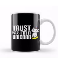 Cute Trust Me I'm A Unicorn Cat Kitty Unicorn Kupa Bardak Porselen