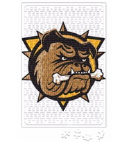 Georgia Bulldogs Pug Puzzle 240 Parça Yapboz