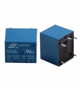 12V DC Röle 250v 10A 5 Pin SRD SL C SONGLE DC-SL-C Röle