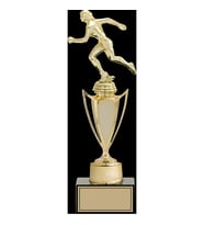 ODAK KUPA - Figürlü Kupalar - Atletizm Kadın Figürlü Kupalar FG-040 C - 34 cm