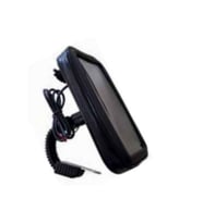 Motosiklet Kapalı Unıversal Şarjlı Telefon Tutucu Ayna Bağlantı Aparatlı Motor Telefon Tutucu