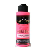 Cadence Premium Akrilik Boya 120 ml. Fosforlu Pembe 