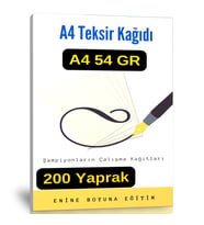 A4 Teksir Kağıdı