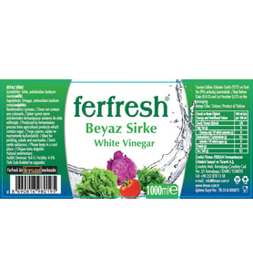 Beyaz Sirke 1 Lt
