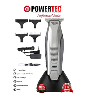 Powertec TR-1058 Saç Sakal Ense Vücut Tıraş Makinesi