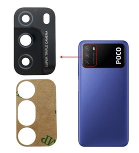 Xiaomi Poco M3 Uyumlu Kamera Lensi Camı M2010J19CG M2010J19CI