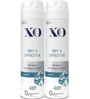 XO Deodorant 150ML Women-Kadın Dry & Effective (2 Li Set)
