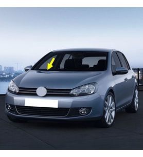VW Golf 6 2009-2012 Ön Sağ Yolcu Taraf Silecek Kolu 1Q1955410 (Siyah)