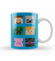Minecraft Famous Characters Kupa Bardak Porselen