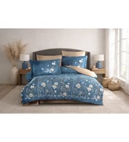 Mulvxurg  Urg02  Çift Kişilik Poplin Nevresim Parlin Aqua (Mulvix)