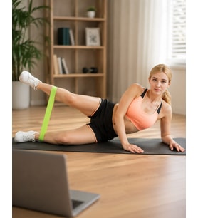 Spor Antrenman Direnç Bandı Esnek Dayanıklı Egzersiz ve Fitness Lastiği