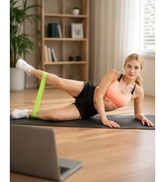 Spor Antrenman Direnç Bandı Esnek Dayanıklı Egzersiz ve Fitness Lastiği
