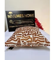 NİVEMESHOME LUCCA PL06 ELYAF DOLGULU YENİ SEZON KIRLENT KILIFI KİREMİT 45 X 45