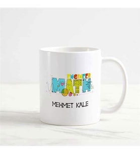Matematik Mühendisi Kupa Bardak (2. Tasarım) (Beyaz)