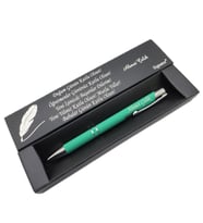 Signator® C471 Yeşil Krom Tükenmez Kalem  İsme Özel Kalem  Hediyelik Kalem (Karışık)