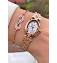 Tom Jones MRD12265 Rose Gold Renk Kadın Kol Saati Bileklik Hediyeli