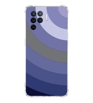 PrintiFy Oppo A94 Uyumlu Köşe Korumalı Renk Cümbüşü D Tasarımlı Şeffaf Silikon Kılıf