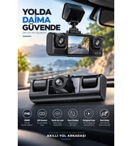 Çift Kameralı 1080P Full HD Araç Kayıt Kamerası