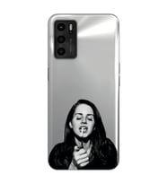 Oppo A16 Uyumlu Lana Del Rey Desenli Şeffaf Telefon Kılıfı