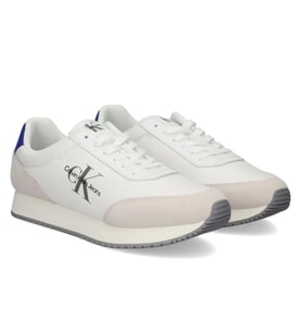 Calvin Klein Retro Runner Low Mens Sneaker Erkek Günlük Spor Ayakkabı Beyaz
