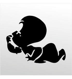 Folyo Sticker Casper 20cm uzunluk (Karışık)