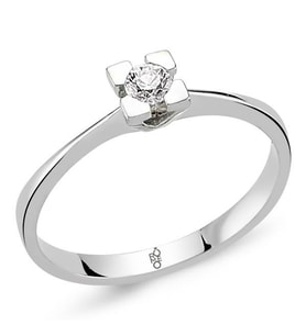 Romeo Pırlanta 0.15 Ct Tektaş Yüzük RM-10027 (Çok Renkli)