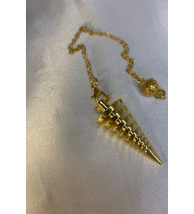 Pirinç Pandül Sarkaç Metal Pirinç Burgu (Gold)