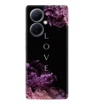Vivo V29 Lite Kılıf Silikon Desen Özel Seri Love Flow 1664