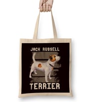 Jack Russel Terrier Owner Heart Dogs Puppy Dog Bez Çanta Uzun Saplı