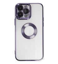 iPhone 14 Pro Max Kılıf Slot Silikon - Mor