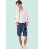 Erkek Denim Kot Şort Slim Fit Normal Bel 5 Cepli Casual Günlük Kullanım Yaz Aylarının Vazgeçilmezi (Çok Renkli)