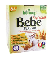 Nessiworld  Hünnap Keçisütlü Vitaminli Bebe Bisküvisi 400 Gr