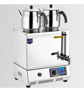 Remta EP05 40 Model Çift Demlikli Elektrikli Pleytsiz Çay Ocağı - Kahveci Takımı 28 lt 2000 W