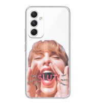 Samsung Galaxy A16 Uyumlu Taylor Swift Tasarımlı Şeffaf Telefon Kılıfı