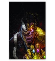 Cakapuzzle Thanos Vs Venom Artwork Puzzle Yapboz MDF (Ahşap) (120 Parça)