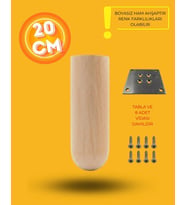 Ahşap Bohem Ayak 20 cm
